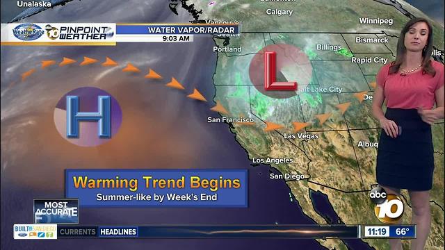 10News Pinpoint Weather with Meteorologist Megan Parry