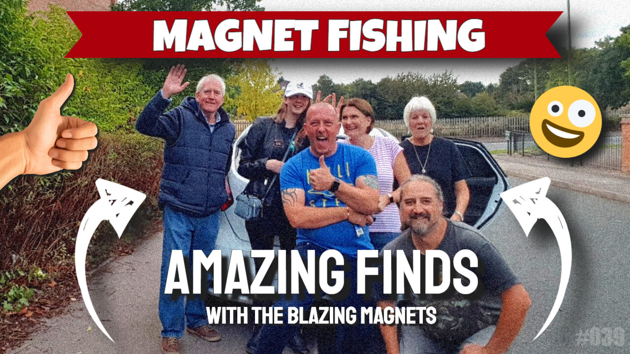 Magnet Fishing Amazing Finds with the Blazing Magnets.