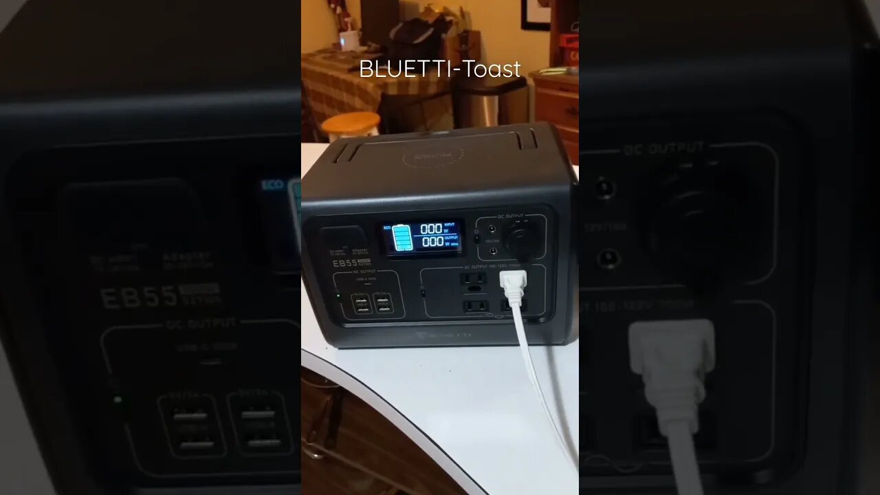 Making toast with the BLUETTI-CA6180 #offgrid #BLUETTI