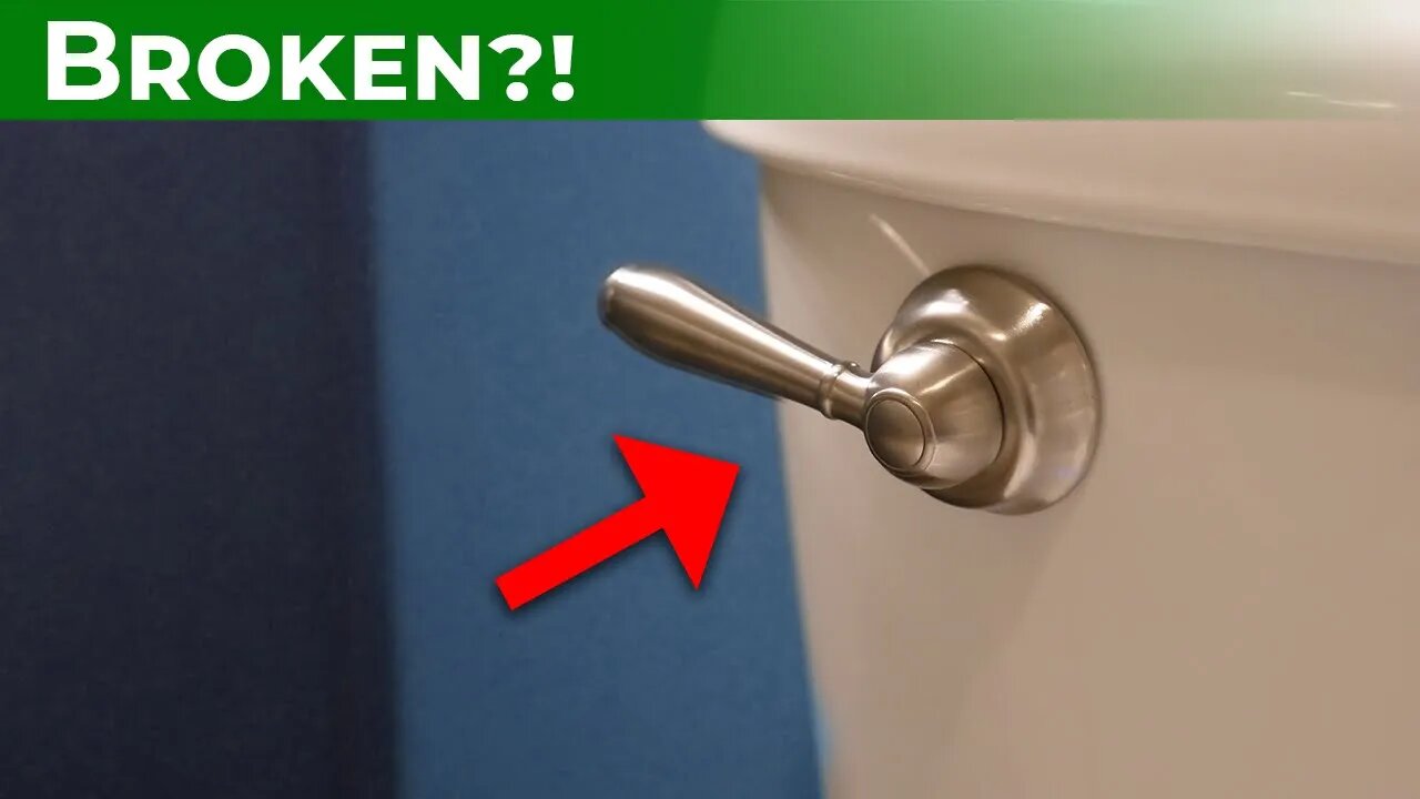 Toilet Handle Replacement - How to change a Toilet Handle, Step-by-step