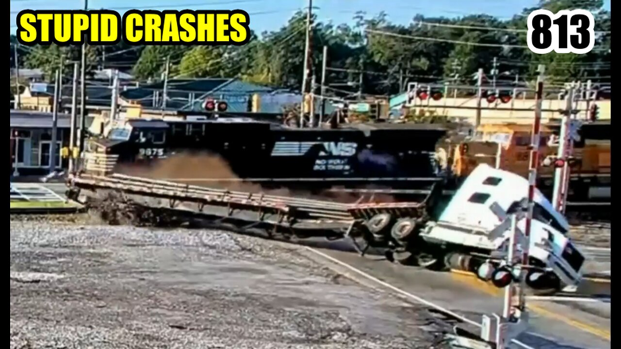 Stupid crashes 813 August 2023 car crash compilation