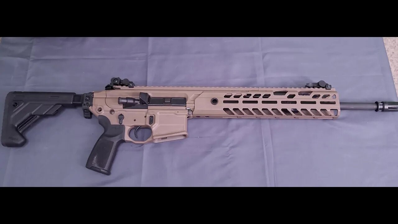 Sig Sauer MCX Virtus Patrol Rifle- Unboxing and Tabletop Review