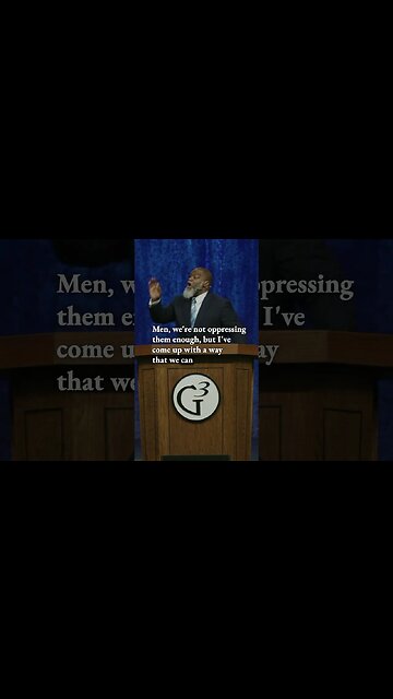 Dr. Voddie Baucham at G3 Conference 2023 Man Didn't Create Marriage