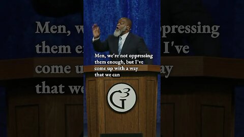 Dr. Voddie Baucham at G3 Conference 2023 Man Didn't Create Marriage