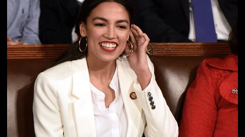 AOC Gets Her Very Own Time Square Billboard! …But She Might Not Like It