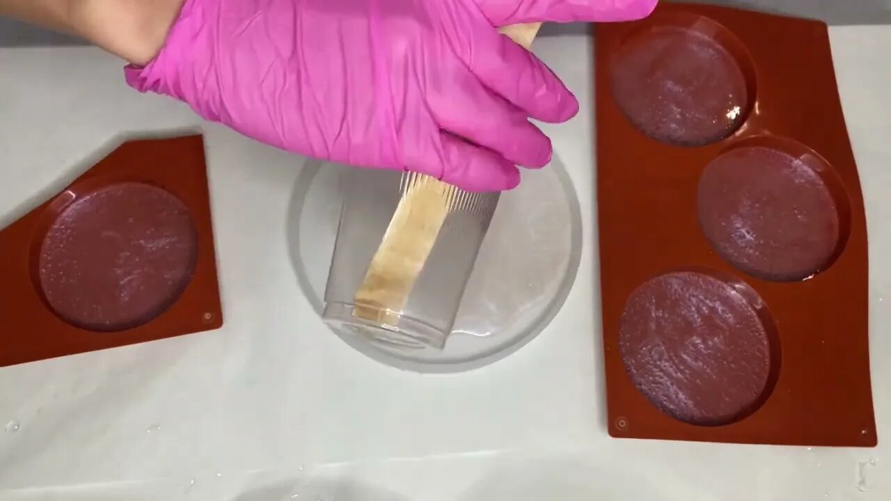 Casting Flowers in a Resin Coaster