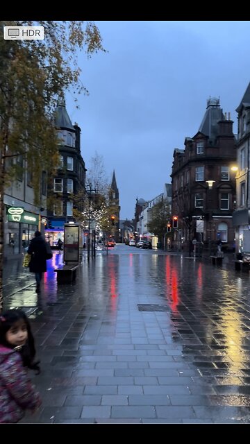 Evening view in uk#winters#rumble viral