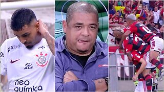 HILÁRIO! KKKKKKK! OLHA como Vampeta REAGIU a Flamengo 1 x 0 Corinthians!