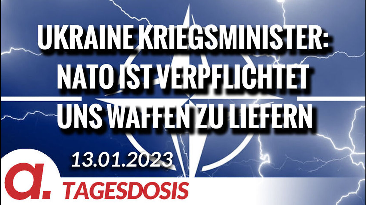 Ukraine Kriegsminister: NATO ist verpflichtet uns Waffen zu liefern | Von Rainer Rupp