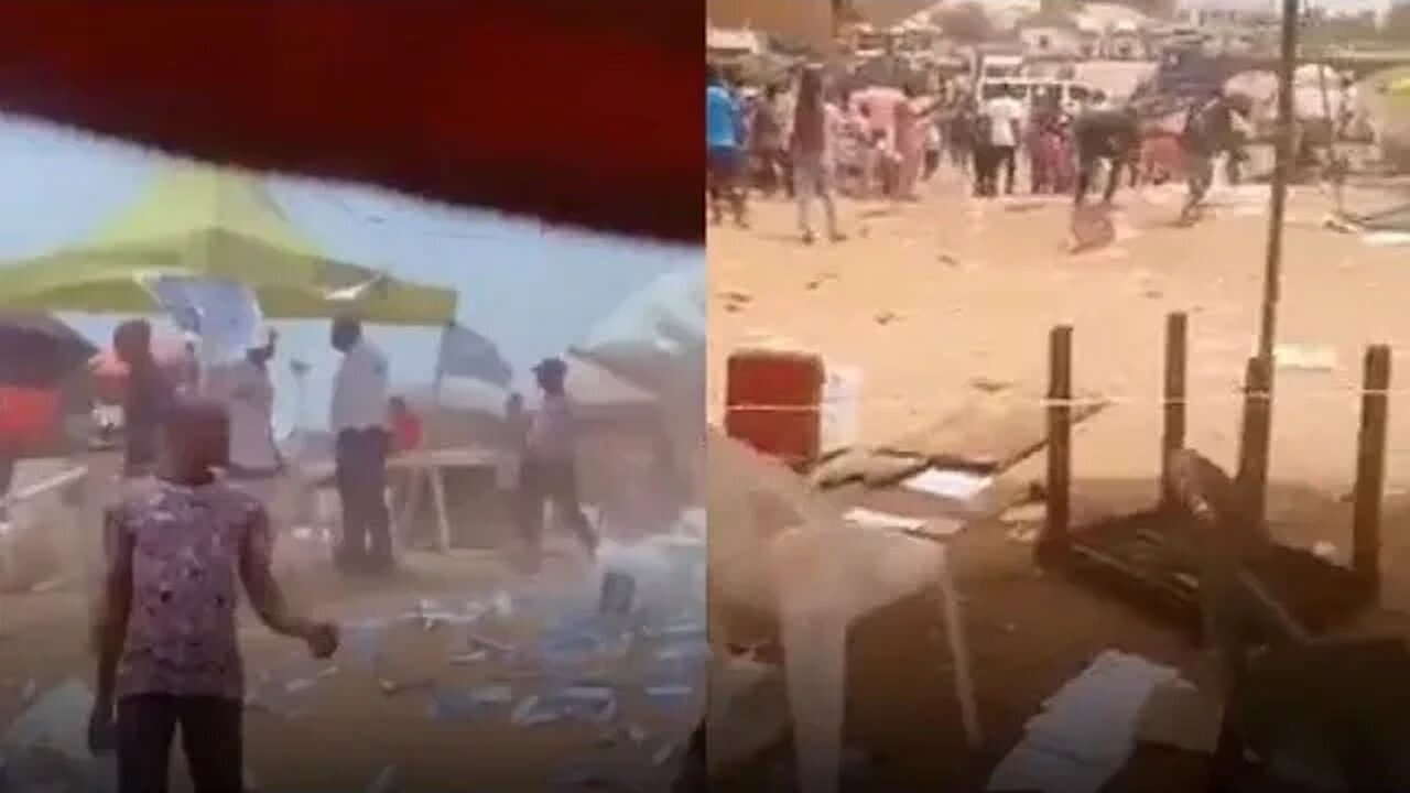 Just In: Thugs disrupt election in Gwagwalada, Abuja.