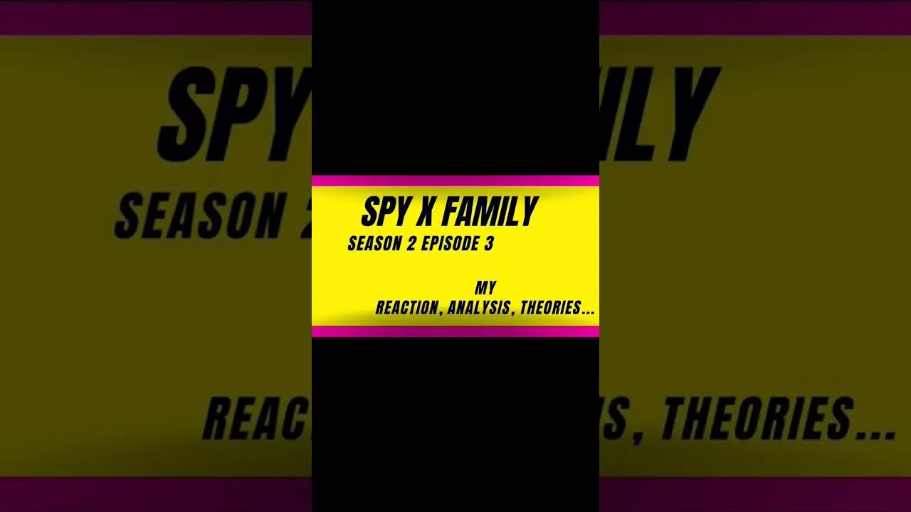spy x family reaction harsh&blunt s2 episode 3 voice short