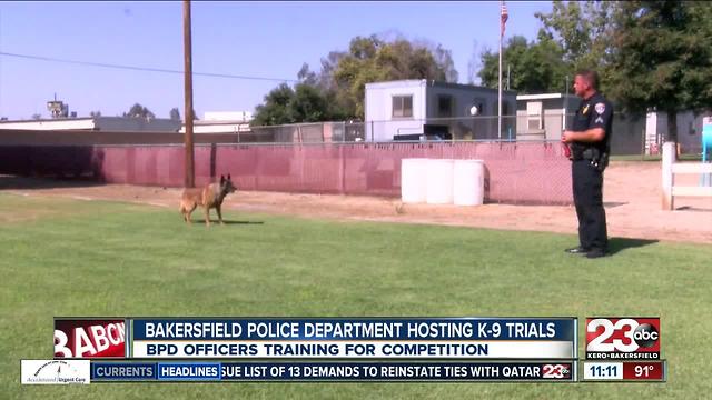 BPD Senior Officer and his K-9 set to compete in BPD K-9 Trials