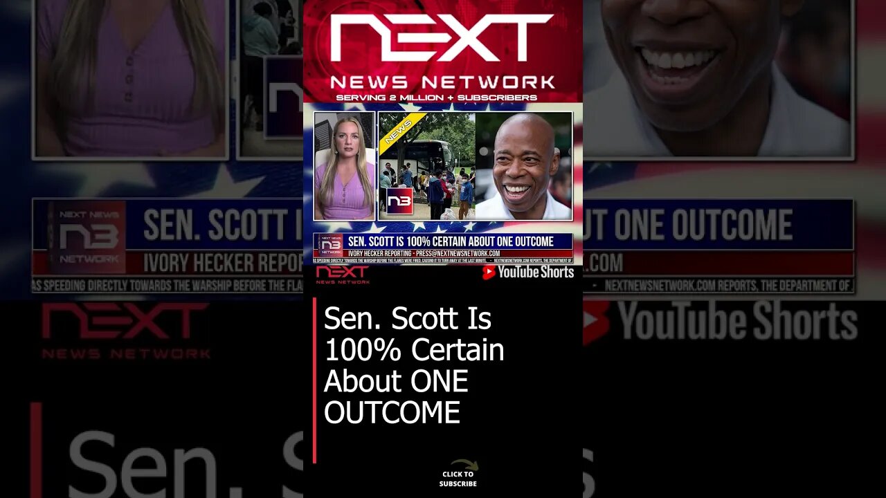 Sen. Scott Is 100% Certain About ONE OUTCOME #shorts