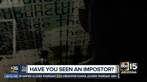 Imposter health professionals busted around the Valley