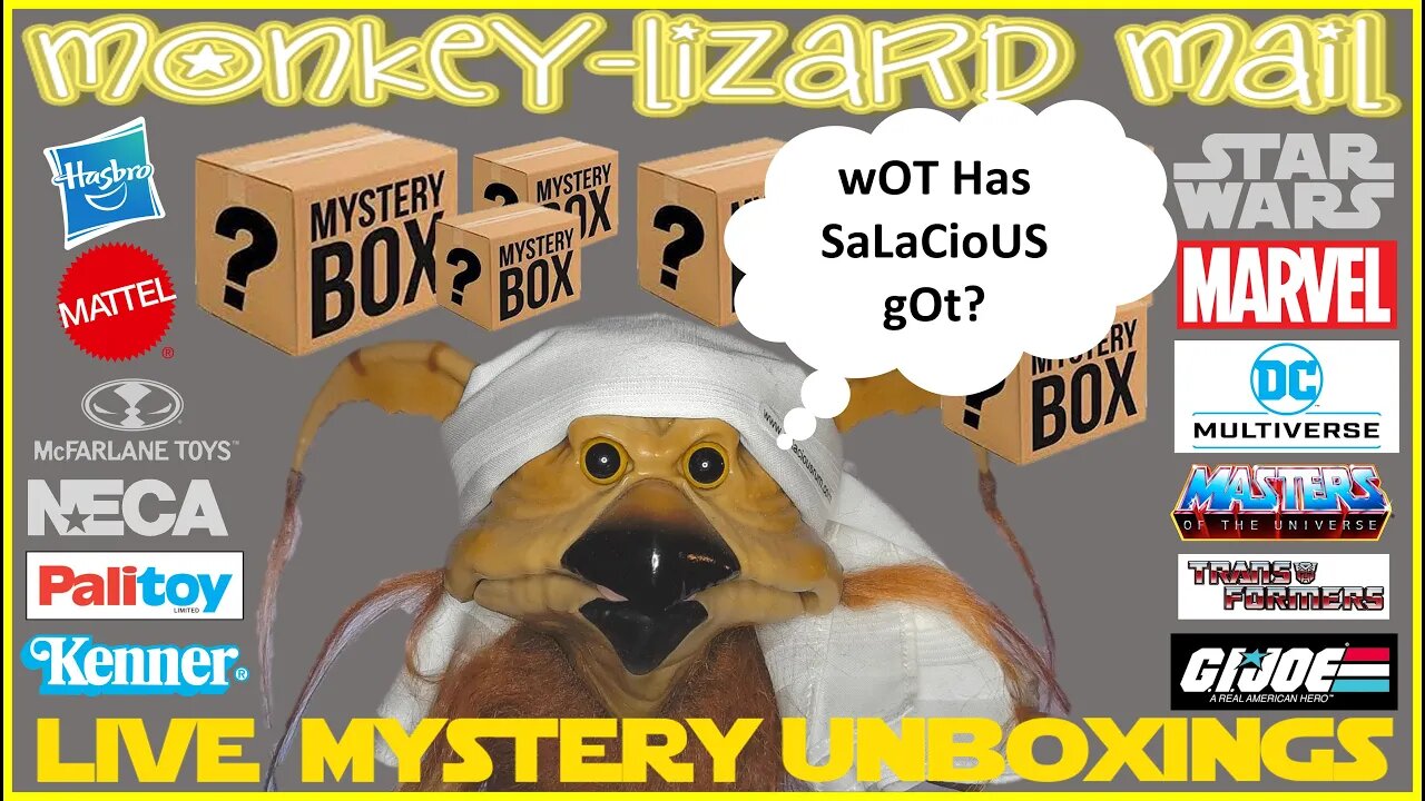 MYSTERY TOY UNBOXINGS - MoNKeY LIZaRD Mail