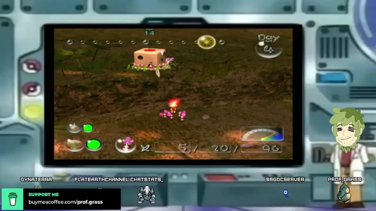 Prof.Grass Gaming- Pikmin 2: Day 4
