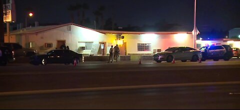 Police investigating a homicide in the east valley