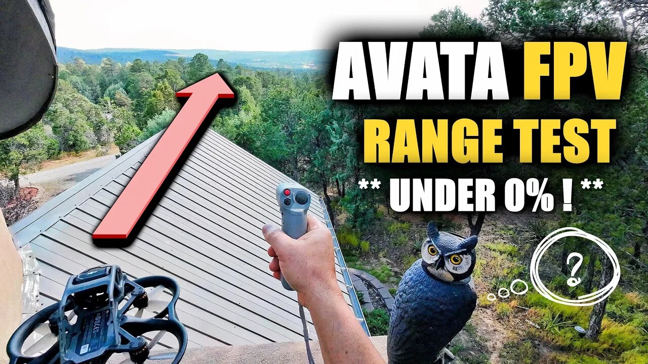 DJI AVATA Range Test - HOW FAR Will it GO?! (Motion Controller & Goggles 2 - Pro-View Combo)