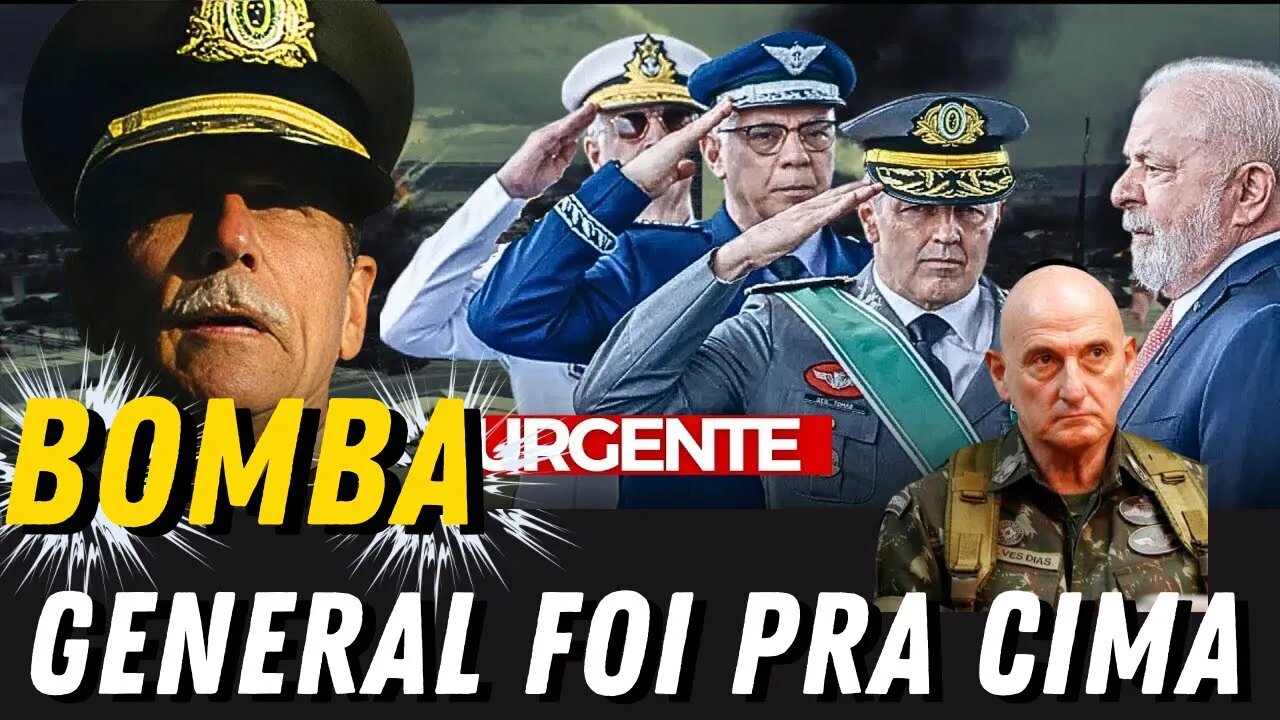 A Casa Caiu‼️ General Vai para Cima de G. Dias Regime Lula se Complica