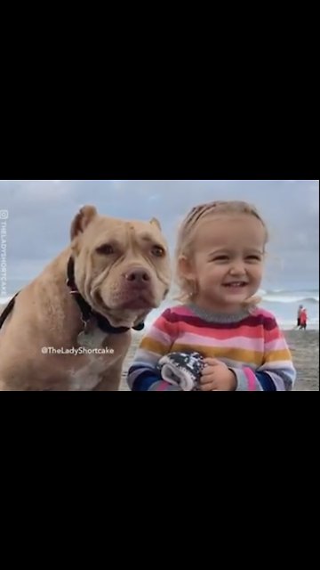 Wait for it. Shortcake going in for the 'cheese' with cousin