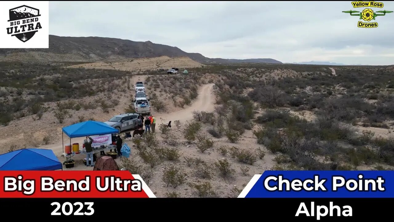 2023 Big Bend Ultra Marathon - Checkpoint Alpha on the 20K, 30K & 50K Route #bigbendranchstatepark