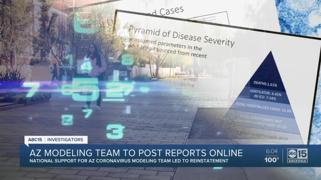 Arizona COVID-19 modeling teams to start posting their reports online