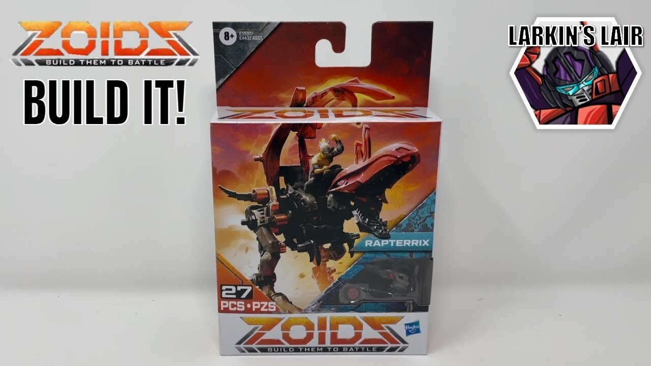 Build It! Hasbro ZOIDS Mega Battlers Rapterrix - Velociraptor, Larkin’s Lair