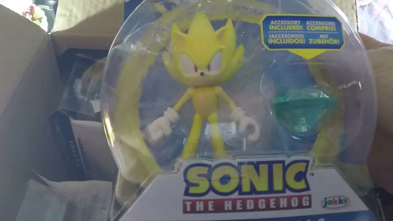 Jakks Pacific Wave 8 Sonic 4 inch case unboxing