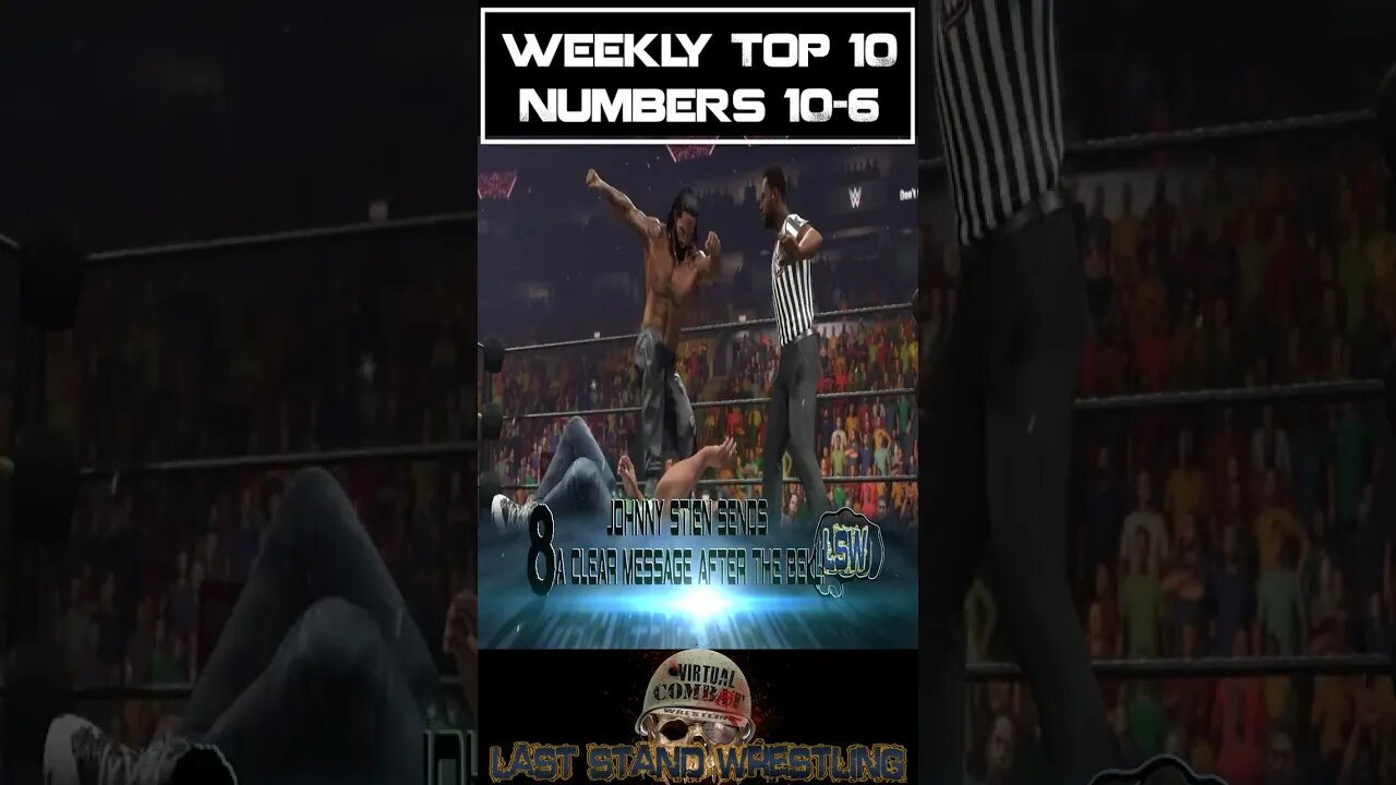 Top 10 for the week of 4-2-23 numbers 10-6 #wwe2k23 #wwe2k23universemode #wwe2k22universemode