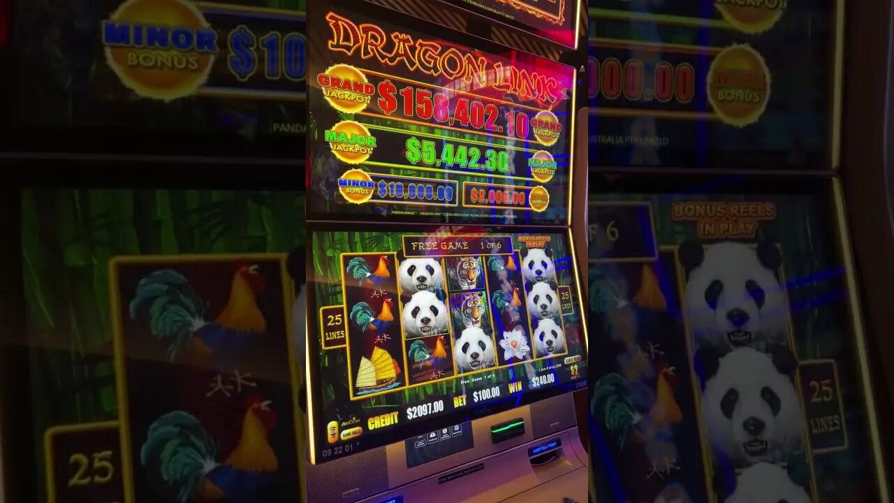 $100 Bet On Dragon Link Gets Me?! #casino #casino #slots #gamingshorts