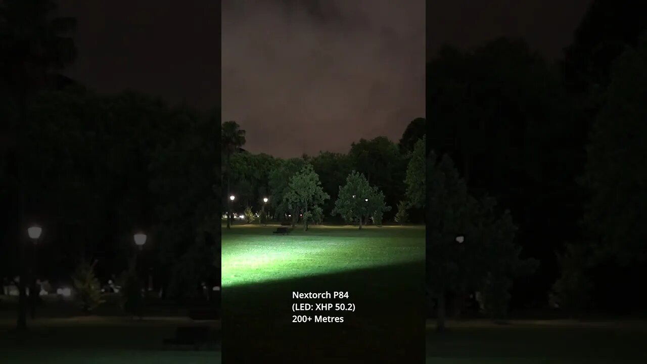 Nextorch P84 beamshot demonstration #shorts