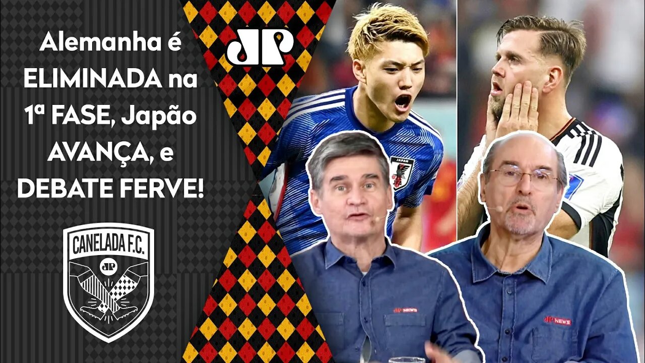 "É INACREDITÁVEL! Foi um VEXAME a Alemanha ser ELIMINADA, e o Japão..." ZEBRA na Copa gera DEBATE!