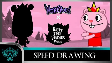 Speed Drawing: Happy Tree Friends Fanon - Princess Allay | Mobebuds Style