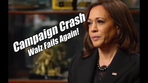 Kamala Campaign Crash. Walz Fail. PraiseNPrayer. B2T Show, Oct 14, 2024