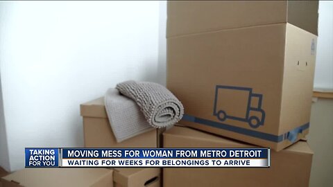 Woman from metro Detroit waits weeks for belongings to arrive