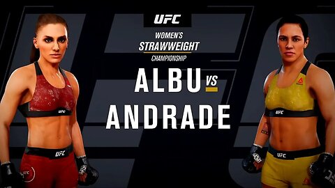 EA Sports UFC 3 Gameplay Jessica Andrade vs Alexandra Albu