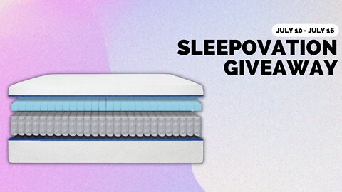 SleepOvation Giveaway!