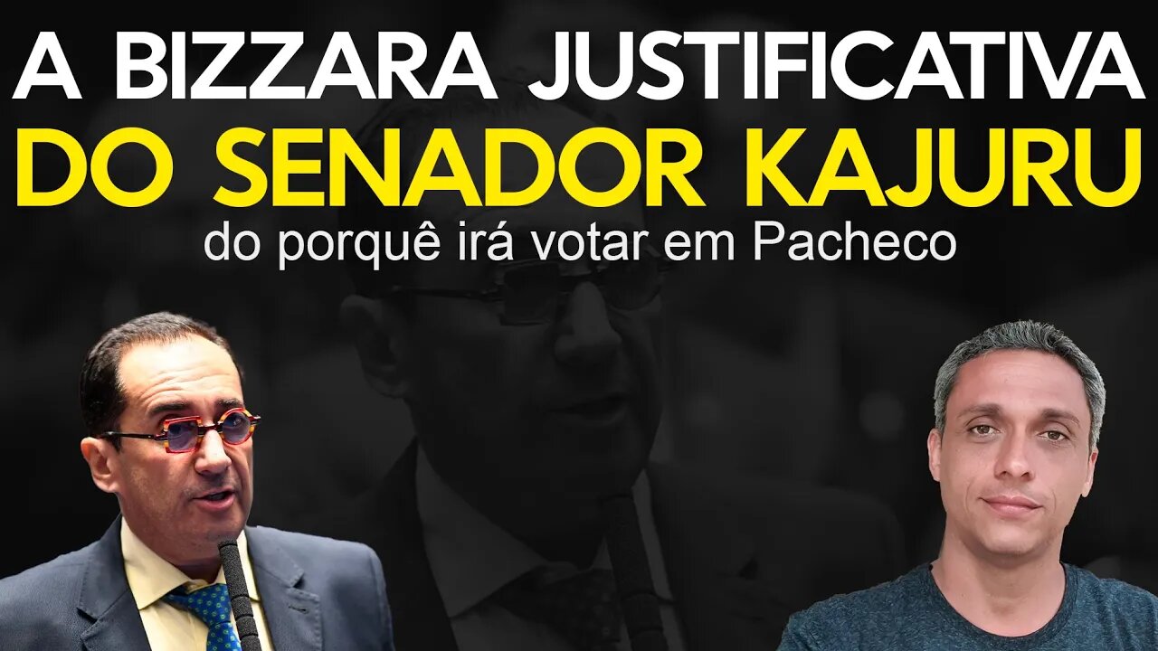 Bizarro! Senador dá explicação grotesca de porquê votará no Pacheco para presidência do senado