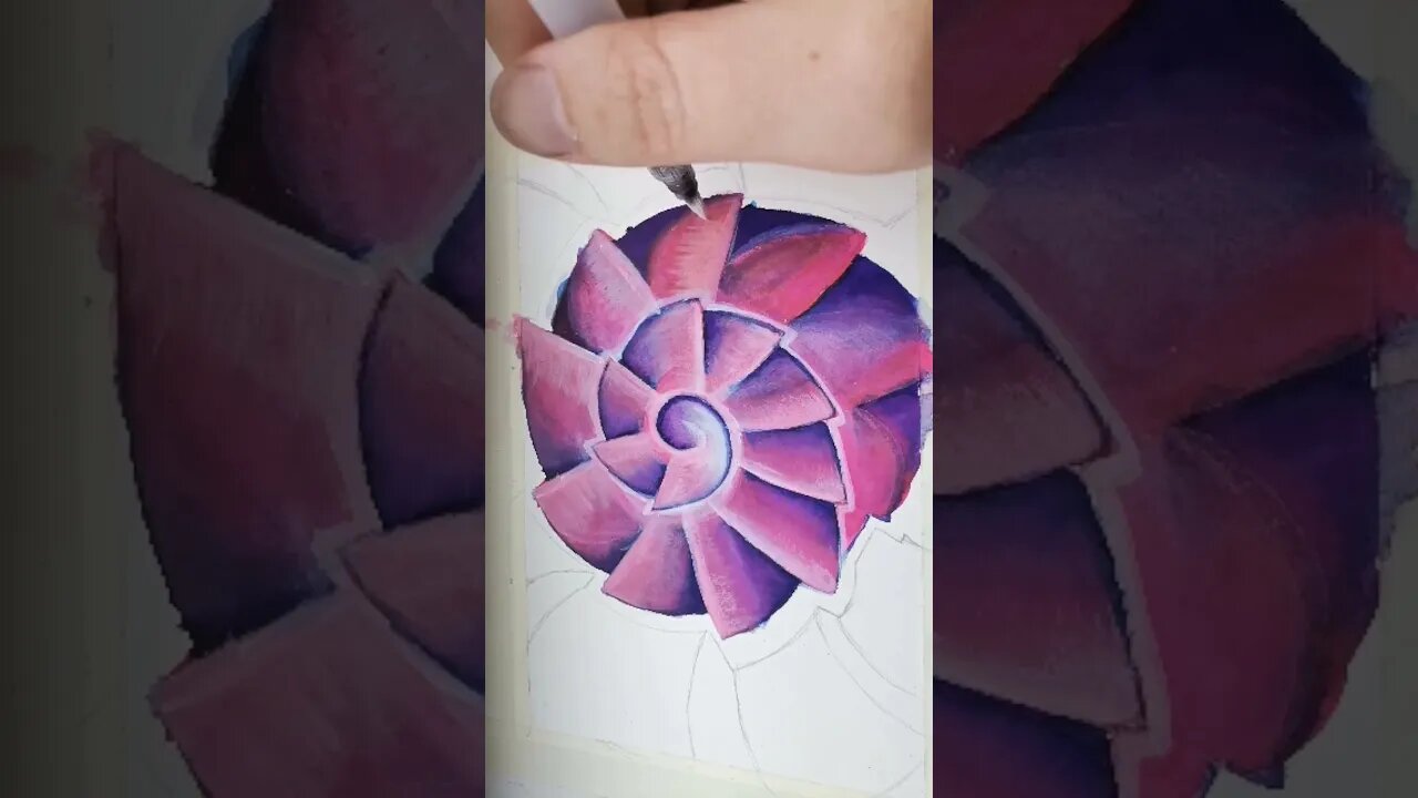 Spiral Pen Ink Timelapse Part 4 #abstract #Inkwash #Doodle #painting #art #timelapse #inkart #spiral