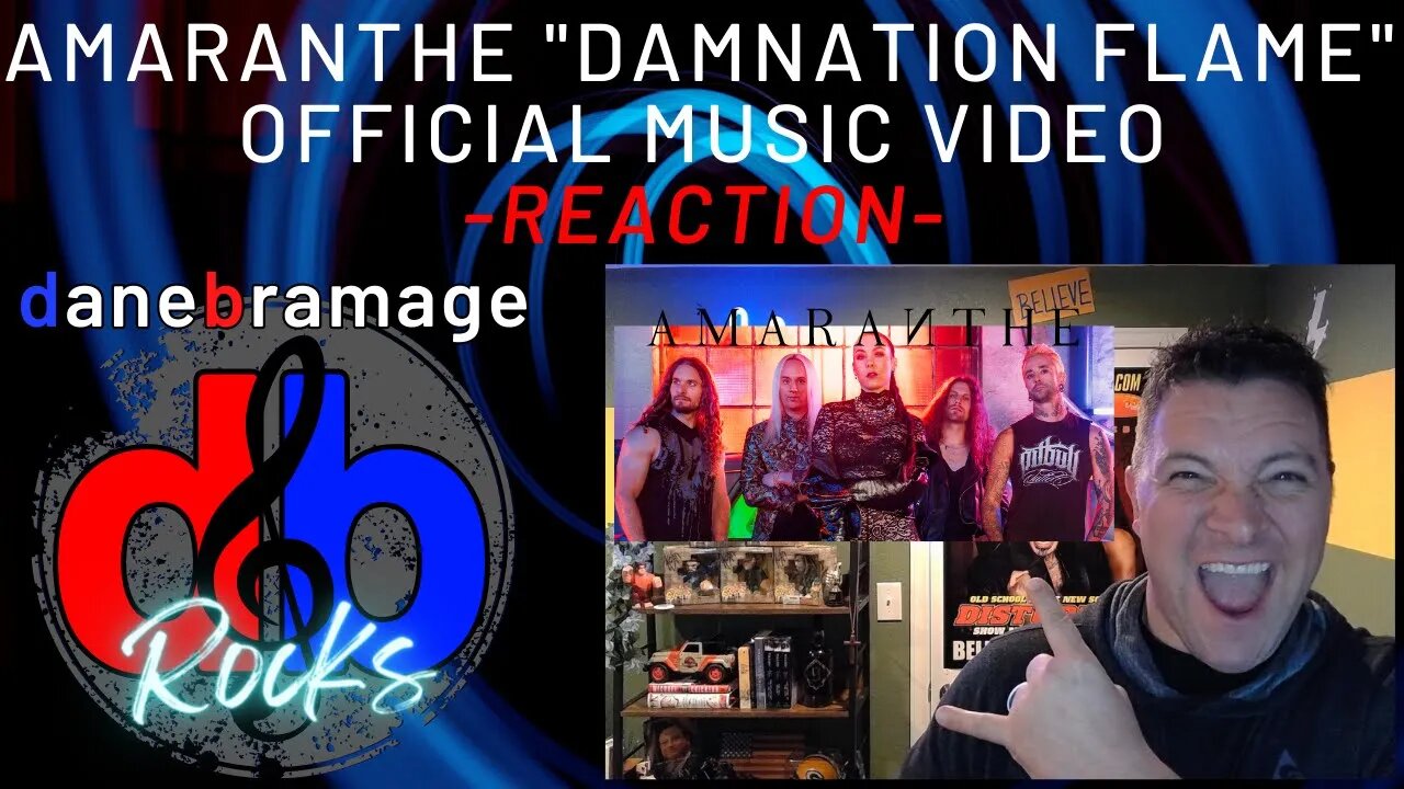 AMARANTHE "Damnation Flame" 🇸🇪 Official Music Video | DaneBramage Rocks Reaction