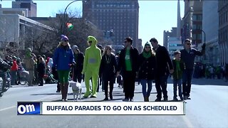 Parades in Buffalo remain on as scheduled