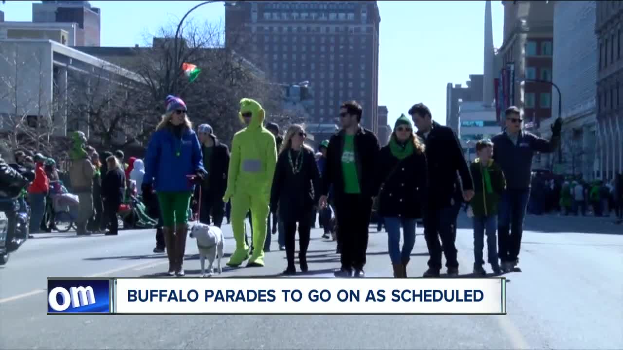 Parades in Buffalo remain on as scheduled