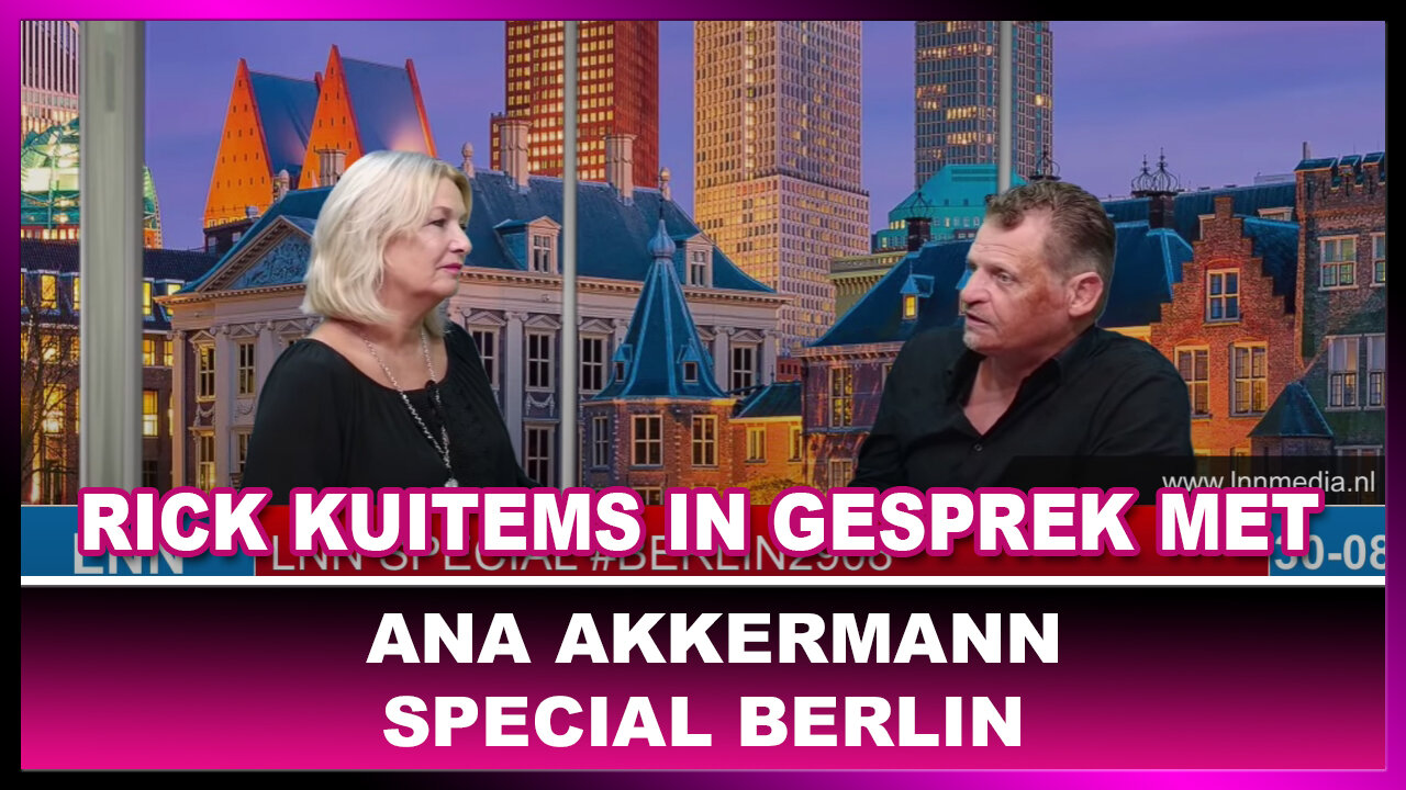 Rick Kuitems in gesprek met Ana Akkermann. LNN en nieuws over de demo #Berlin2908