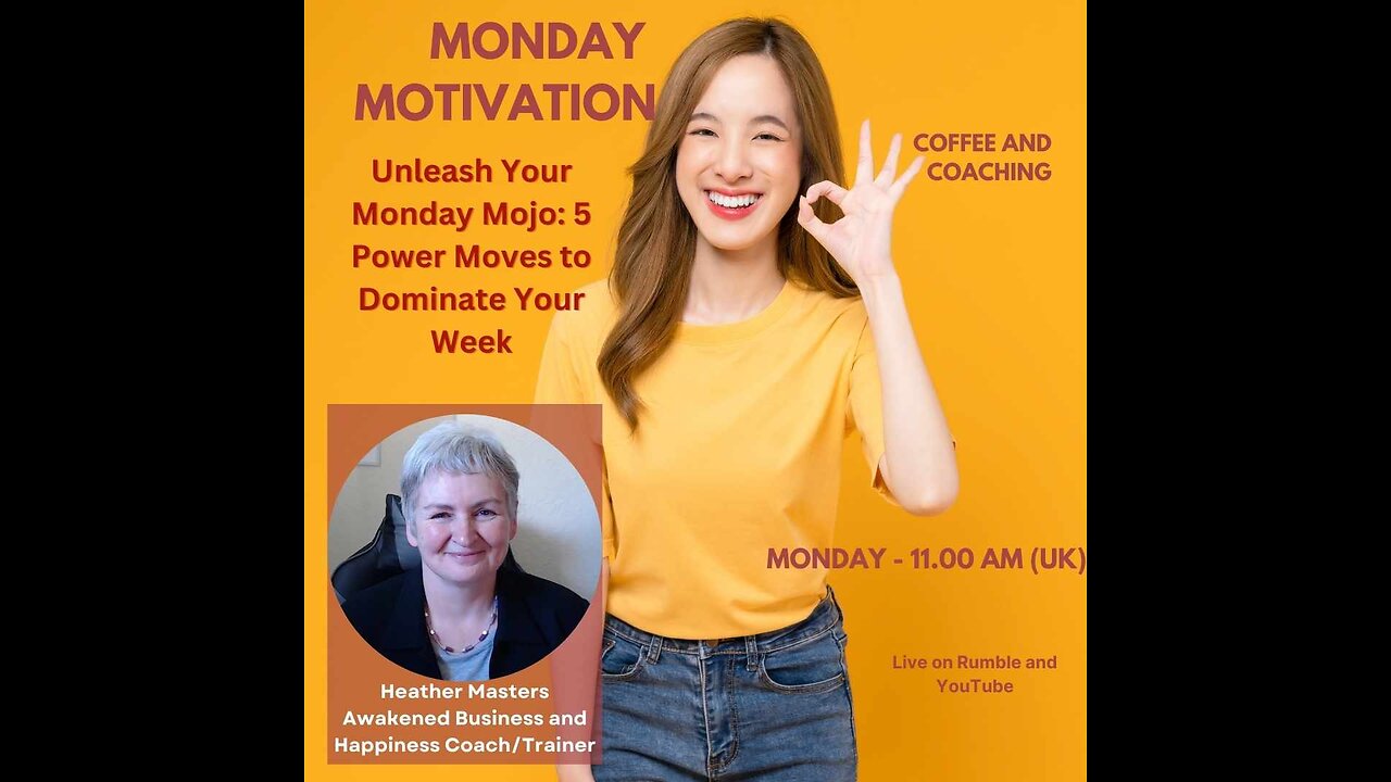 Monday Motivation - Unleash Your Monday Mojo: 5 Power Moves to Dominate Your Week