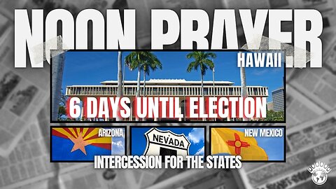 🔵 Hawaii, Arizona, Nevada, New Mexico | Noon Prayer | 10/29/2024