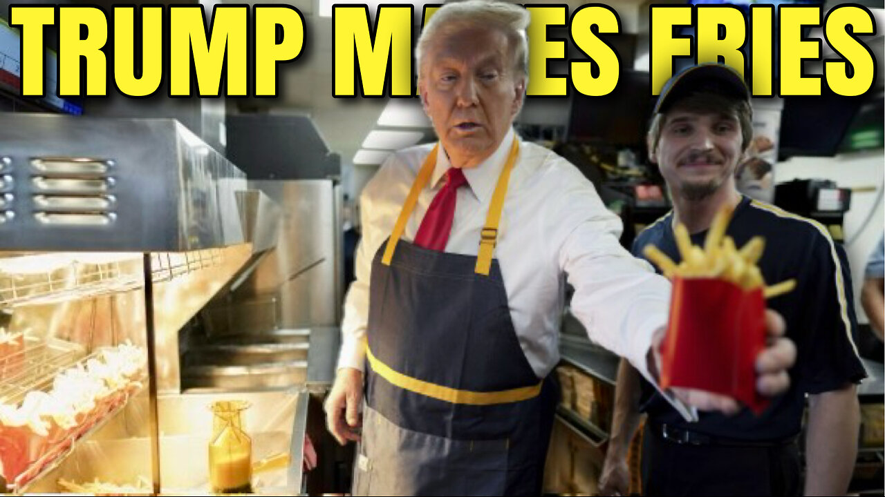 Donald Trump Works the Fryer at McDonald's - Bubba the Love Sponge® Show | 10/21/24