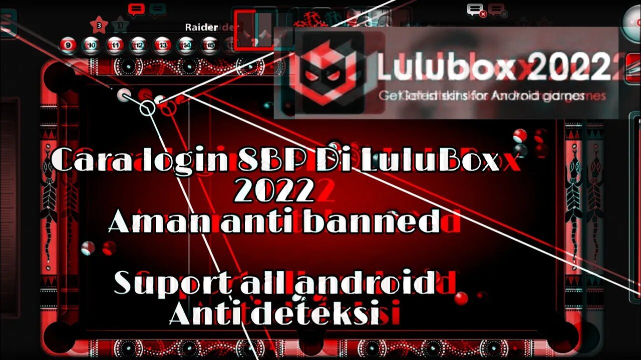 Cara membuat akun miniclip 8 ball pool | Suport Di LuluBox Anti banned 2022