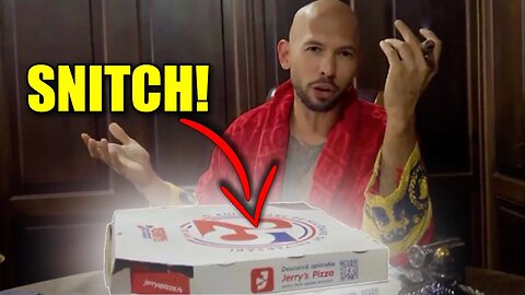 Andrew Tate Arrested Over A Damn Romanian Pizza Box (Jerry's Pizza)