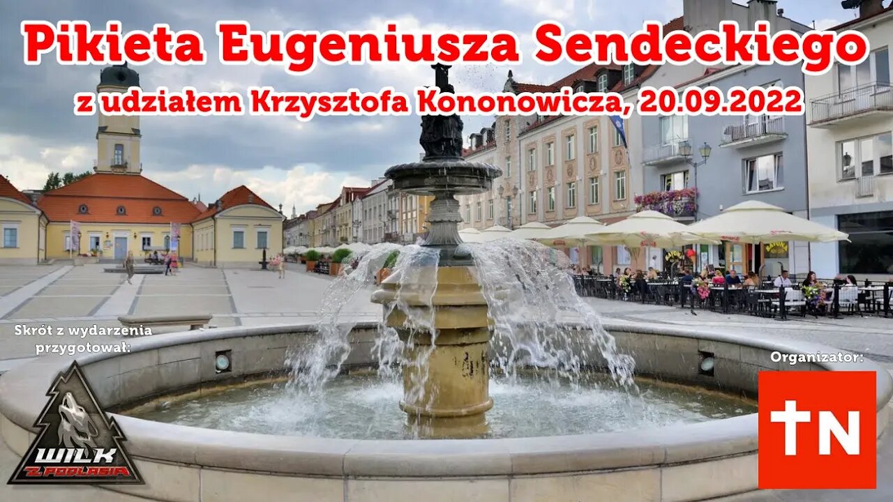 Pikieta Eugeniusza Sendeckiego z udziałem Krzysztofa Kononowicza