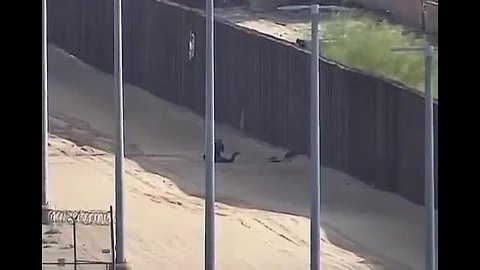 Border patrol video shows teen getting hurt falling from 18-foot fence